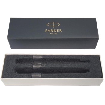 Набор: шариковая + перьевая ручки Parker IM FK321, Black СT (Перо М)