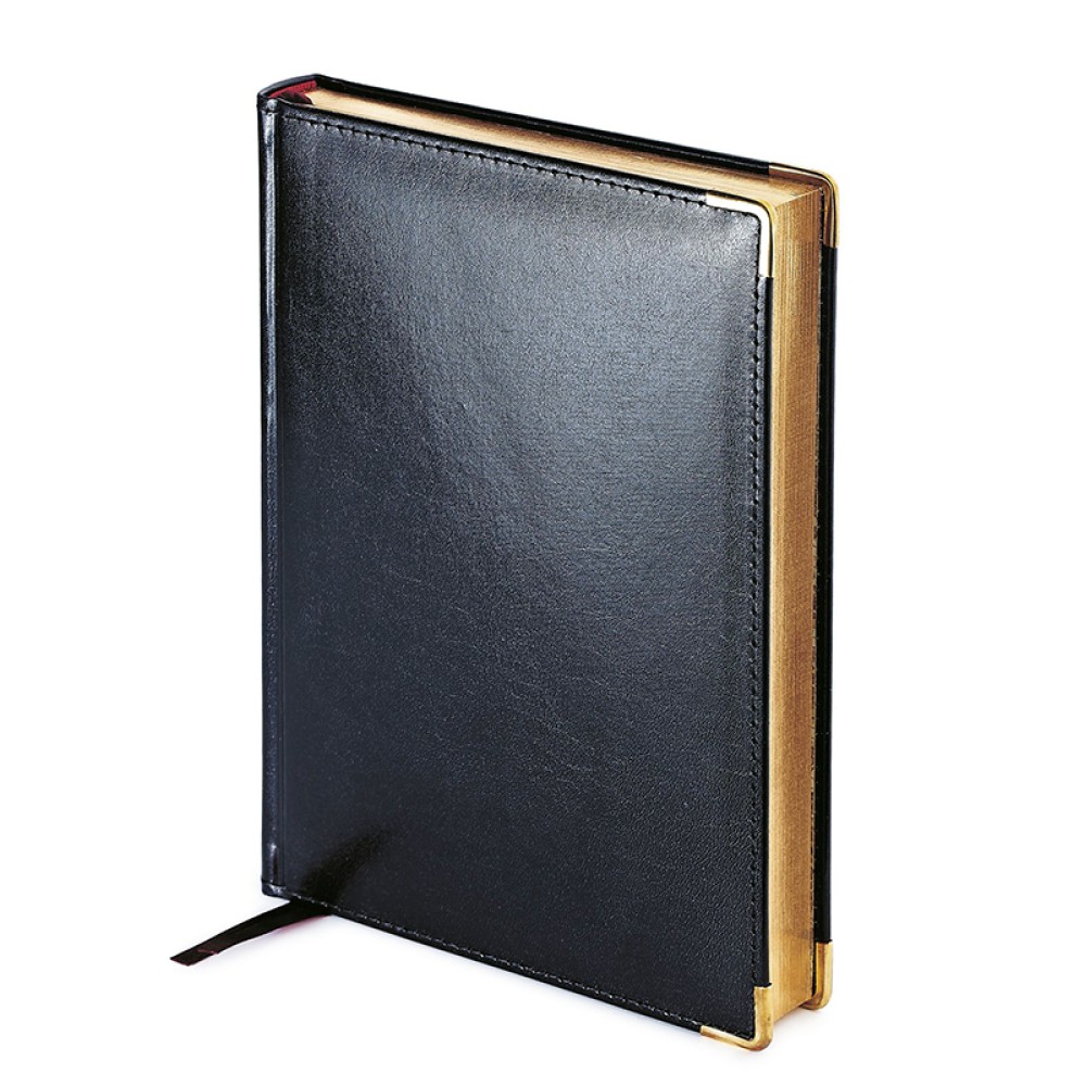 Подарочный набор: Шариковая ручка Parker Sonnet Core K528, Matte Black GT + Ежедневник Premium, Black GS